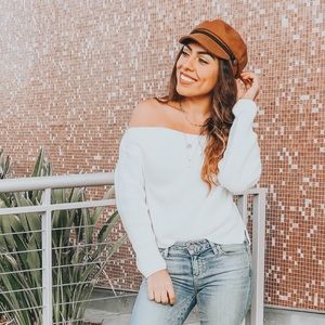 Sweaters - White cropped sweater Sweaters - White cropped sweater